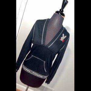 🖤SOLD🖤Vintage Y2K navy and silver Playboy tracksuit